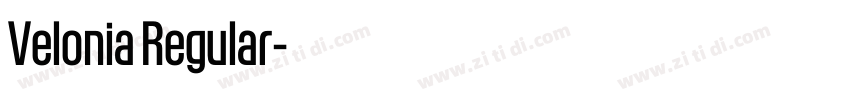 Velonia Regular字体转换 Velonia Regular字体转换